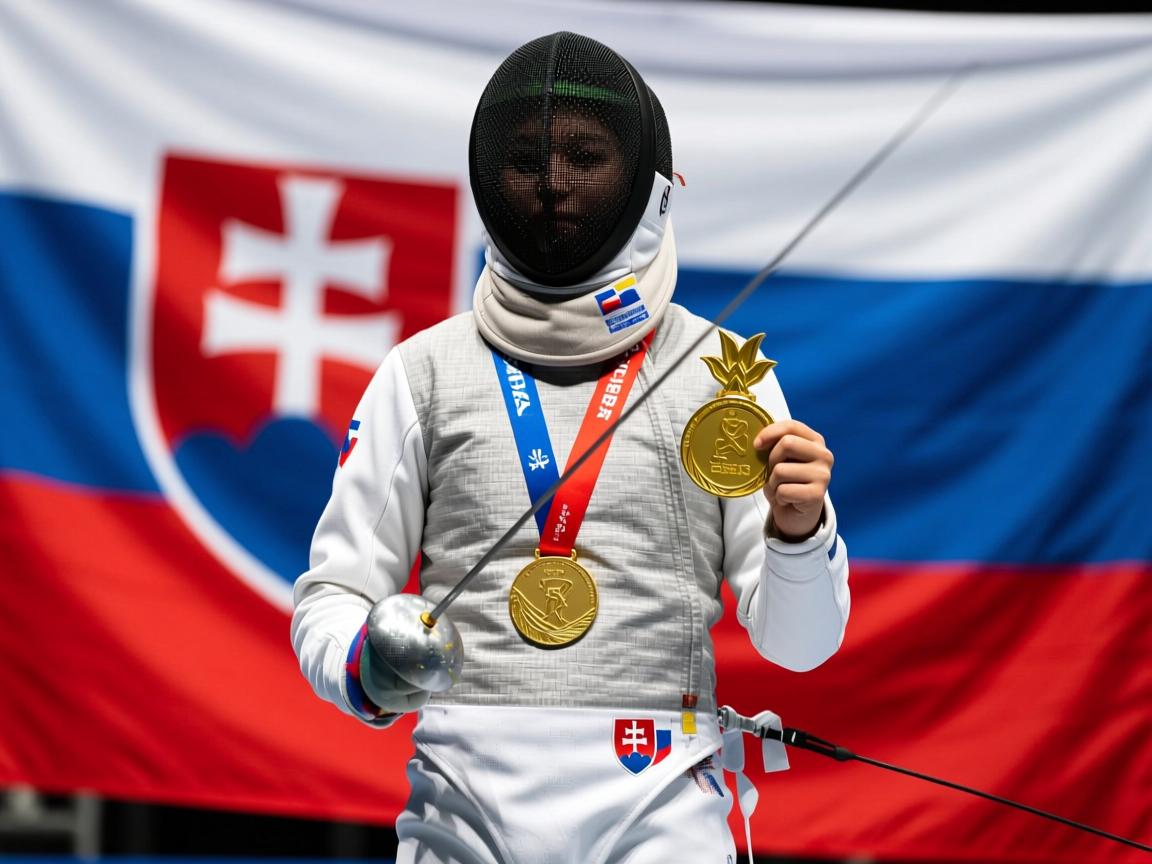 斯洛伐克击剑选手备战充分，豪取个人赛金牌